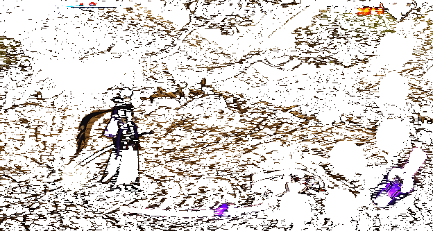 拔刀状态下地面普攻动作展示,包含挥砍与收刀动作