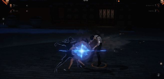 王也释放连招瞬间,屏幕上显示精准的时间提示信息