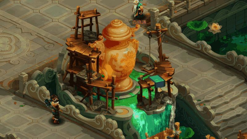 《幻唐志:逍遥外传》长安城地图焕新后全景展示节庆装点效果