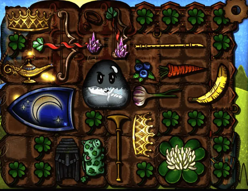 双弓秒杀流标准构筑布局，展示两把弓与关键装备的摆放位置