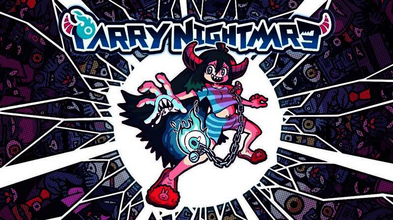 《弹飞噩梦》Switch版宣传图,展示主角与敌人激烈对战