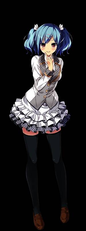 铃山美里角色画面,充满活力的笑容,展现学姐风采