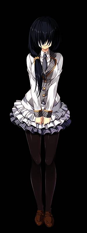 吉村凛角色图示,外号“羽生学园的梅杜莎”,表情略显无奈