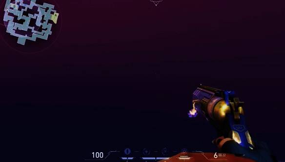 准星二示意图，黑色边框白色十字线，整体简洁明了