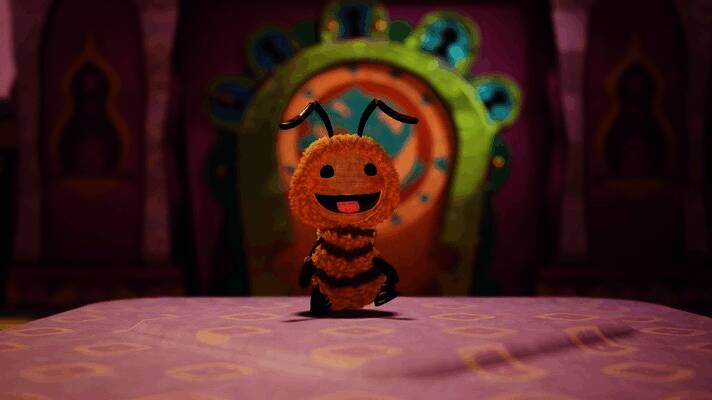 游戏中角色施展技能躲避障碍物的动态画面