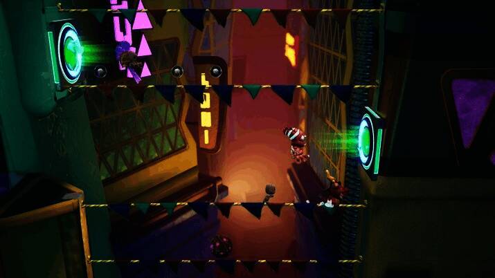 麻布仔使用特殊道具飞跃悬崖的精彩瞬间