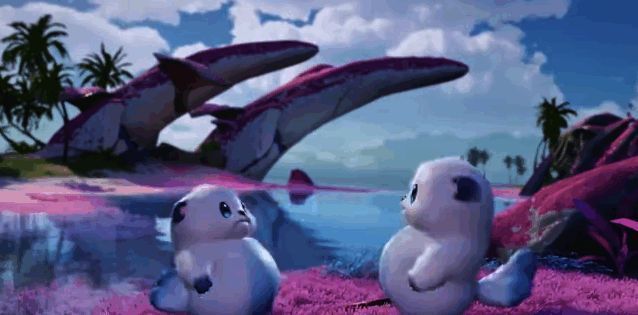 《伊莫》雷雨天气下乌云压顶的游戏画面