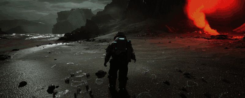 破损芯片与量子计算机互动界面展示