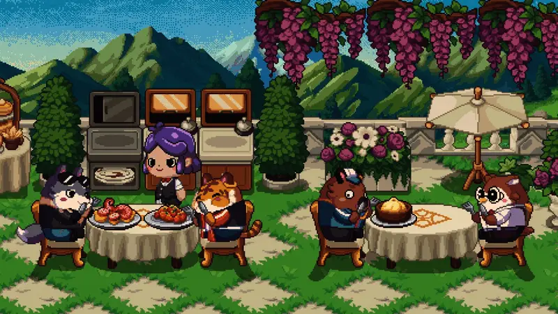 咖啡馆内部视角,展现细腻画质与温馨环境