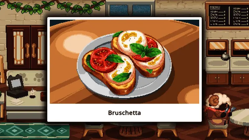 菜单定制界面,玩家可自由调整饮品种类与价格