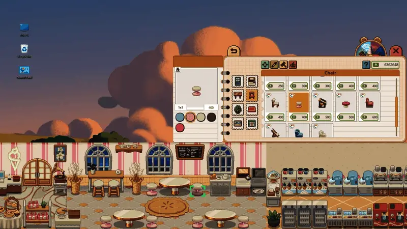 夜间咖啡馆外观,灯光点缀下营造出浪漫氛围