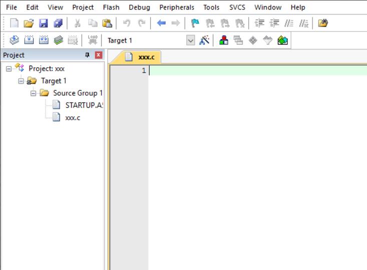 Keil uVision 5添加已有文件界面截图,展示文件导入操作