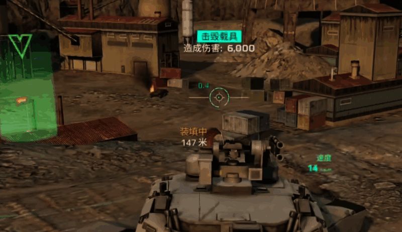 战场上两队坦克激烈交火,爆炸特效逼真