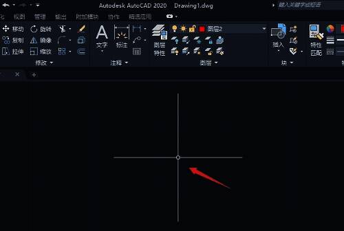 调整后的新十字光标显示效果