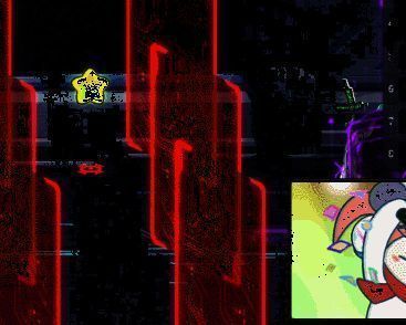 动态演示玩家连续穿越多个屏障的过程