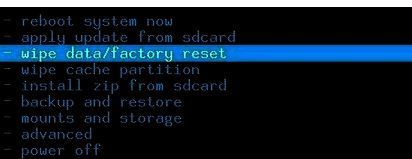 REC模式主界面显示多个选项