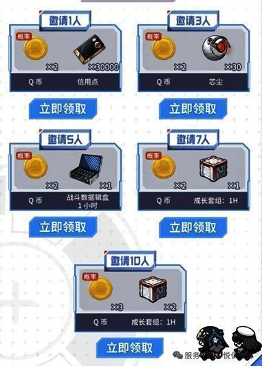 邀请好友活动说明页面，清晰列出奖励规则