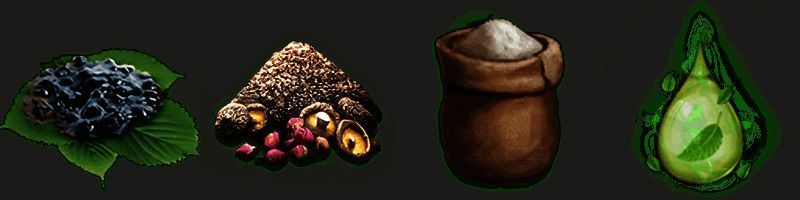 草饲料配方界面截图,清晰列出所需材料及数量