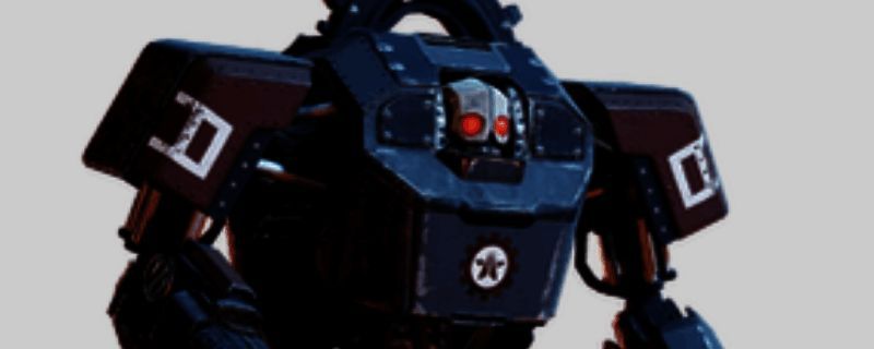 绝地潜兵2中蹂躏者正面视角展示，手持重型武器，装甲厚重