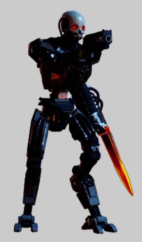 机械统帅发射信号弹的瞬间，红色光点划破夜空