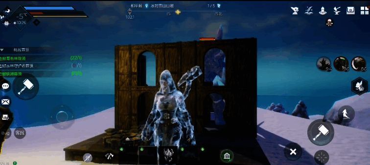 困兽房主体结构示意图,展示墙体布局与顶部覆盖细节