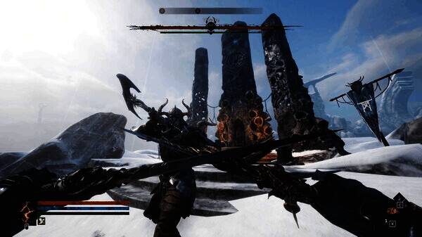 污痕圣杯游戏场景,展现克苏鲁风格的黑暗奇幻世界