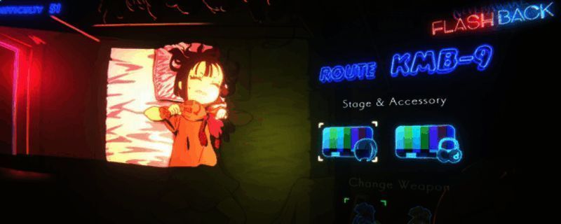 NeverAwake FLASHBACK游戏封面,展现主角Rem与伙伴Gabe-chan并肩而立,背景为梦境般的奇幻世界