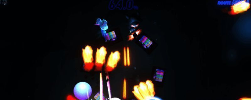 游戏主视觉图展示了一款科幻风格的射击游戏界面,画面中充满未来感的设计元素