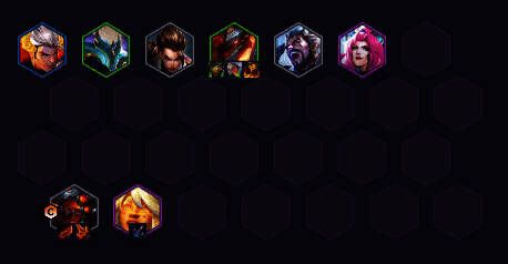 阵容站位示意图,显示克格莫与其他角色在战场上的分布策略