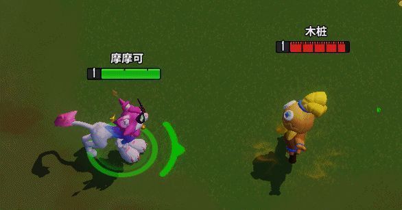 摩摩可通过变形飞跃地形障碍