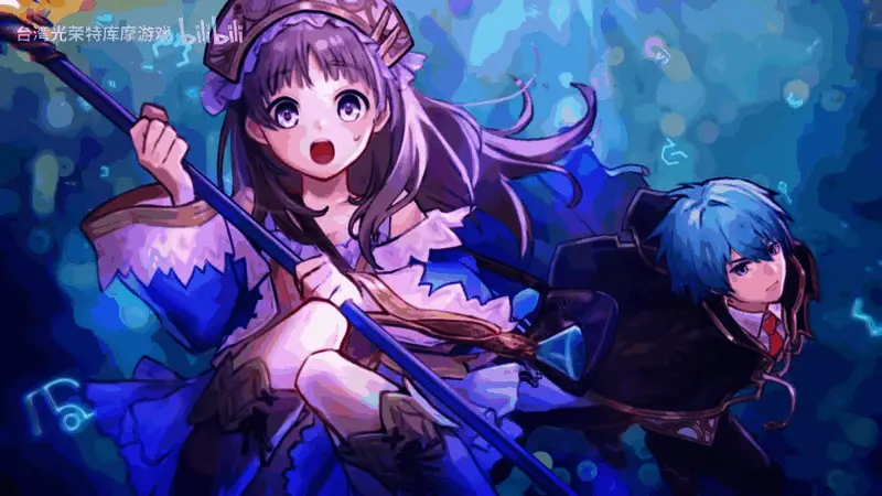 游戏场景截图，展现赫尔芬城镇废墟与主角团探索的细节画面