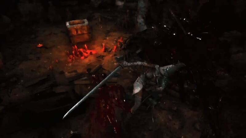 主角“无常”手持武器立绘,服饰细节精致,氛围感十足