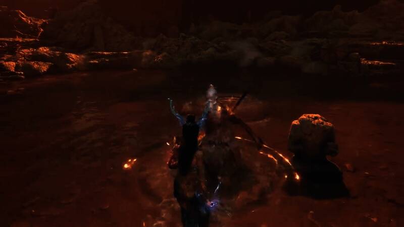 角色技能释放动画截图,光影效果逼真,动作流畅自然