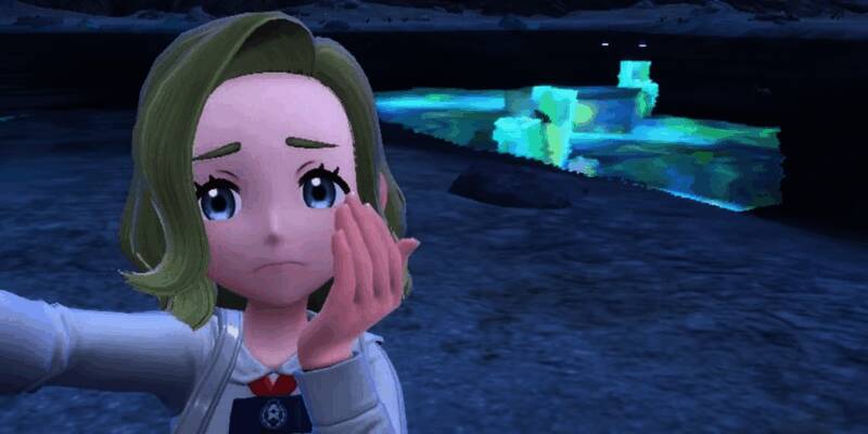 帕底亚地区全图晶化后的截图,地面与天空均呈现异常晶体反射效果