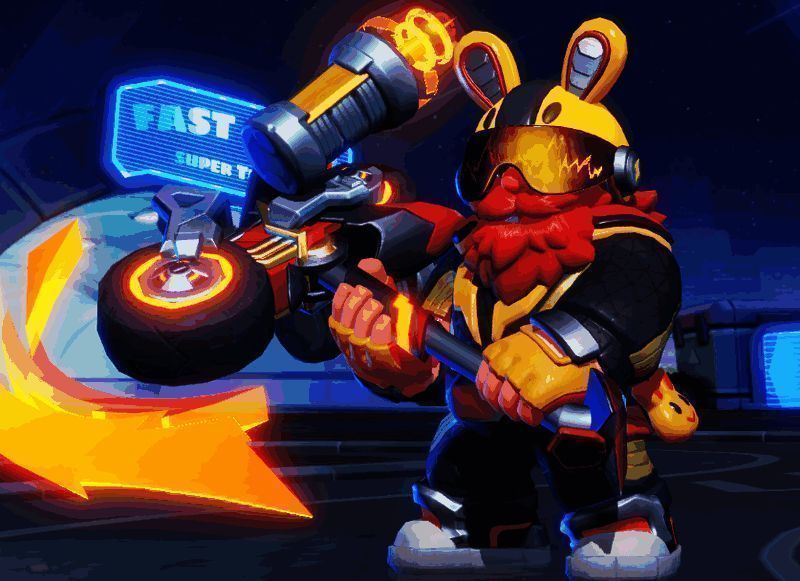 巴巴六挥舞机械斧,特效炫目