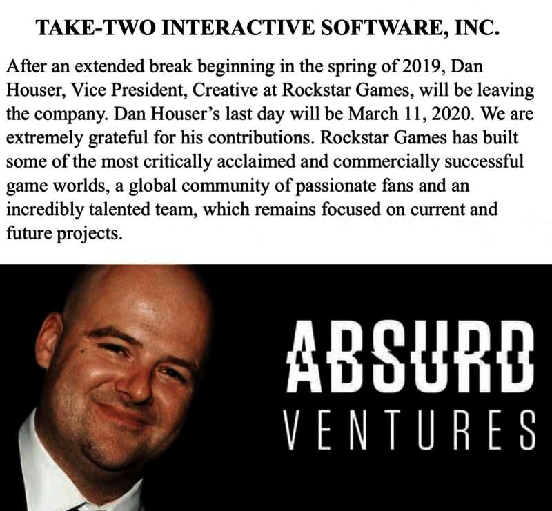 Dan Houser成立新工作室，探索更多创作可能