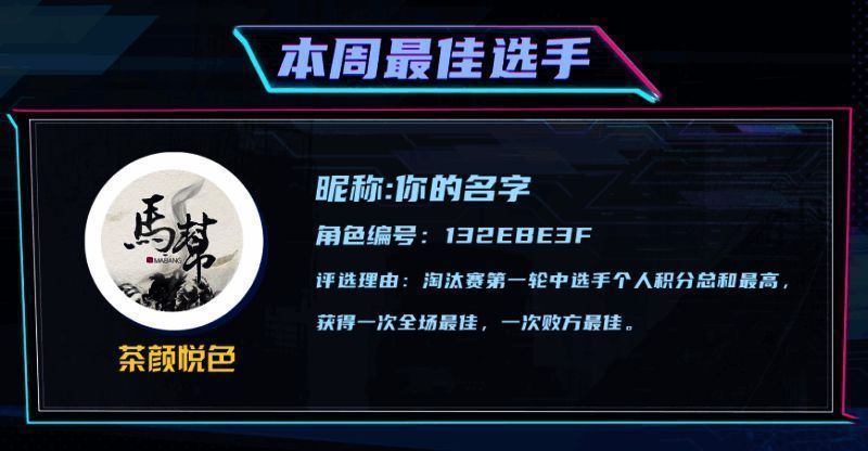 选手你的名字比赛相关图片