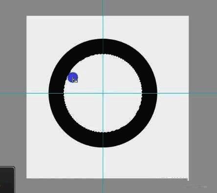 绘制并填充白色小圆示例