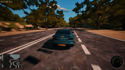 游戏中的小米SU7画面