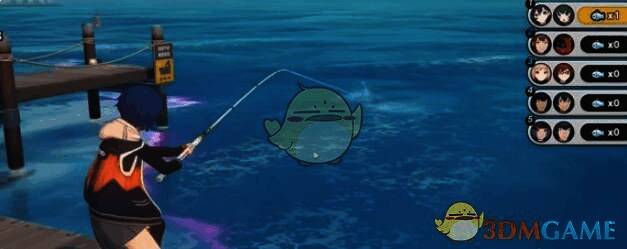 绝区零钓鱼比赛画面