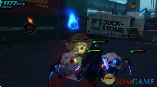 绝区零中卡拉车及附近敌人画面2