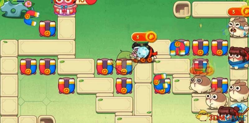 保卫萝卜4梁波波与祝秋秋第91关左侧开图放置炮塔清理道具图