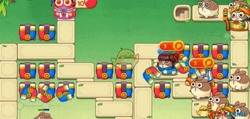 保卫萝卜4梁波波与祝秋秋第91关空位补充并升级炮塔图