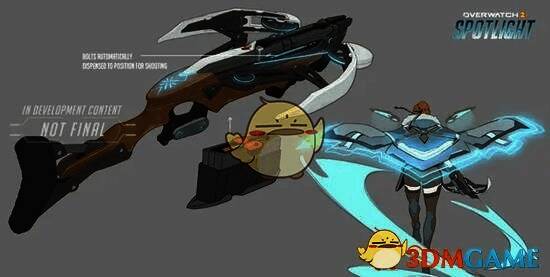 守望先锋新英雄弗蕾娅技能展示