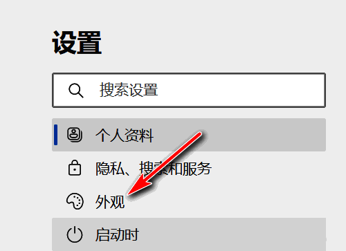 外观选项界面图