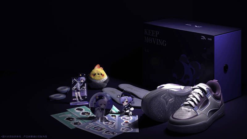 安踏与原神联动宣传图