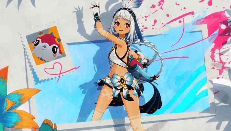 原神角色玛拉妮相关画面