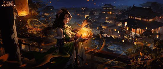 《三国杀OL》孙茹立秋皮肤画面