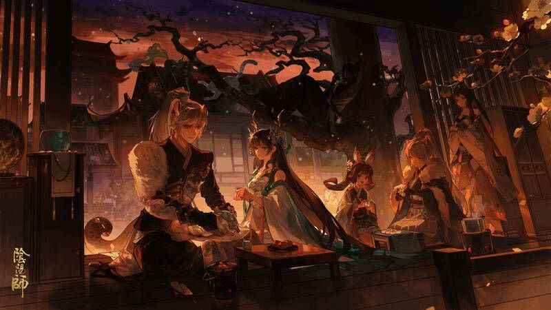 限定插画天欲雪展示