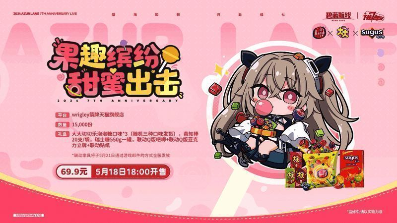 《碧蓝航线》与玛氏箭牌等异业合作画面2